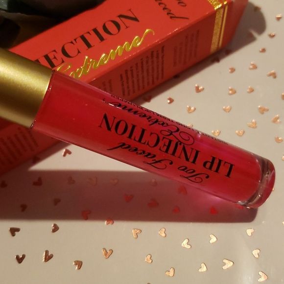 🌟🧚‍♀️PINK PUNCH Too Faced Lip Injection Extreme NWT - Picture 6 of 6